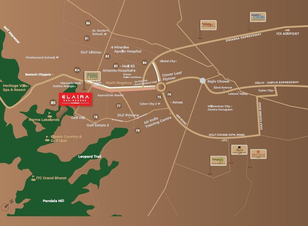 conscient elaira map